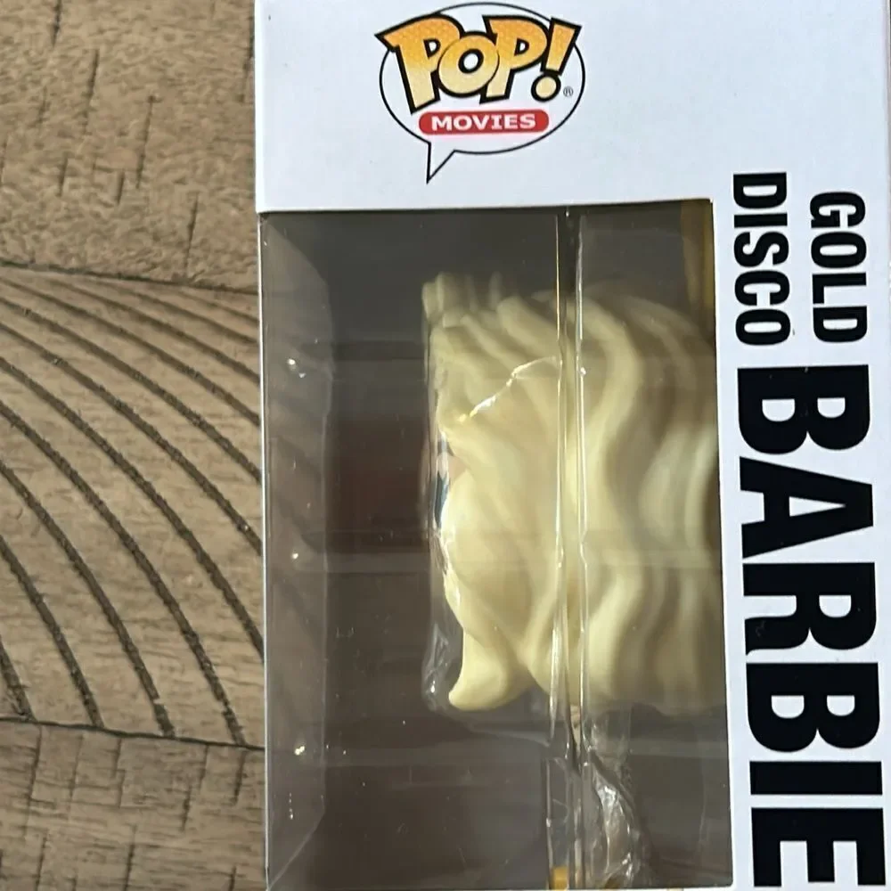 NIB Funko Gold Disco 💃 🪩 Barbie 💄 from Barbie Movie 🎥 🍿